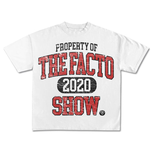The Facto Show T-Shirt (White) [PREORDER]
