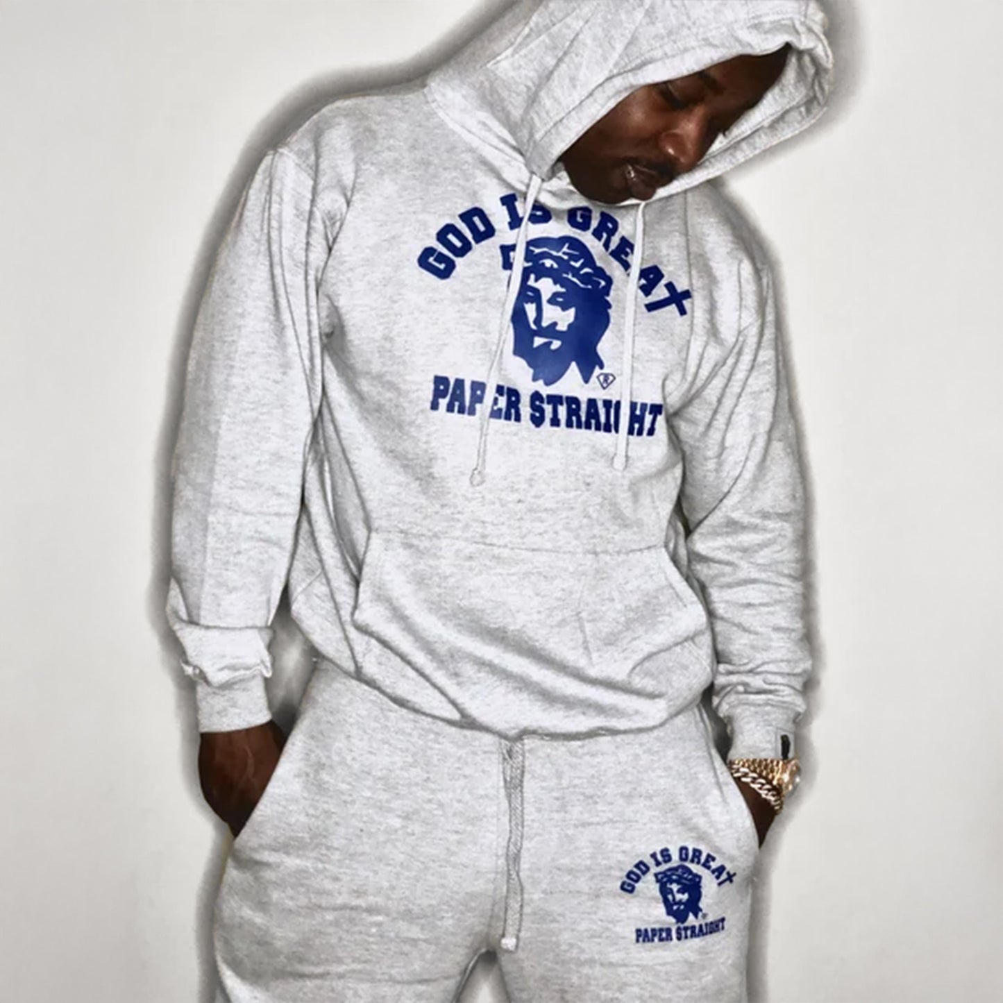 Classic GIGPS Sweat Suit - Grey & Blue