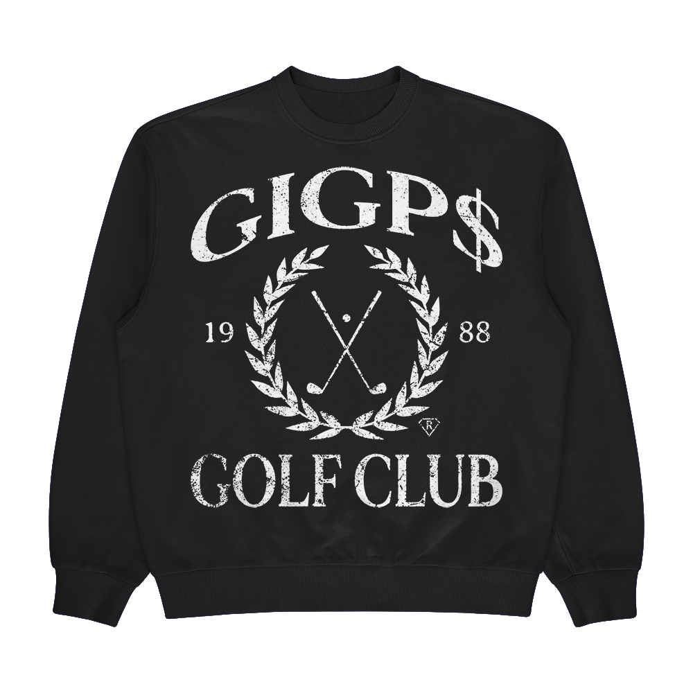 Golf Club Crewneck - Black