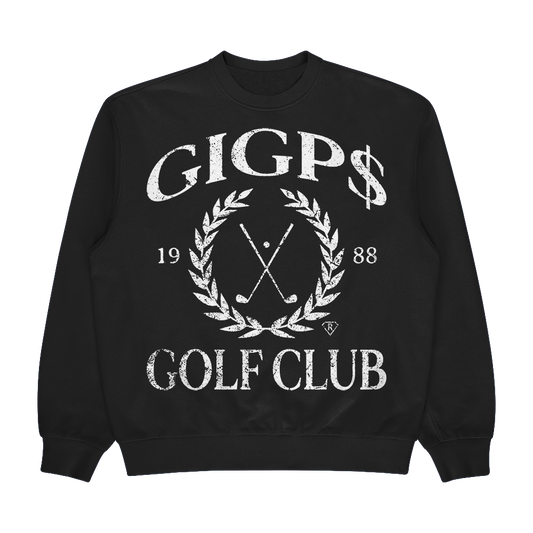 Golf Club Crewneck - Black