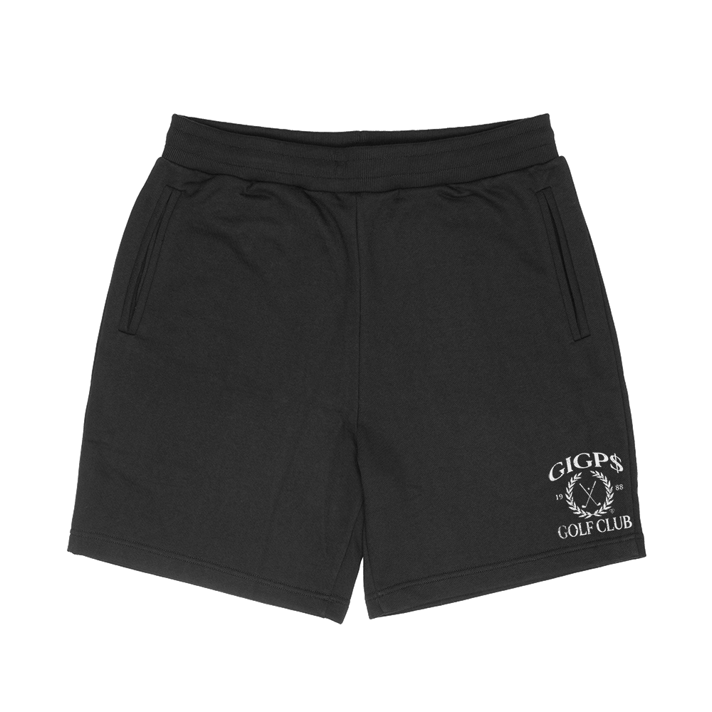 Golf Club Fleece Shorts - Black