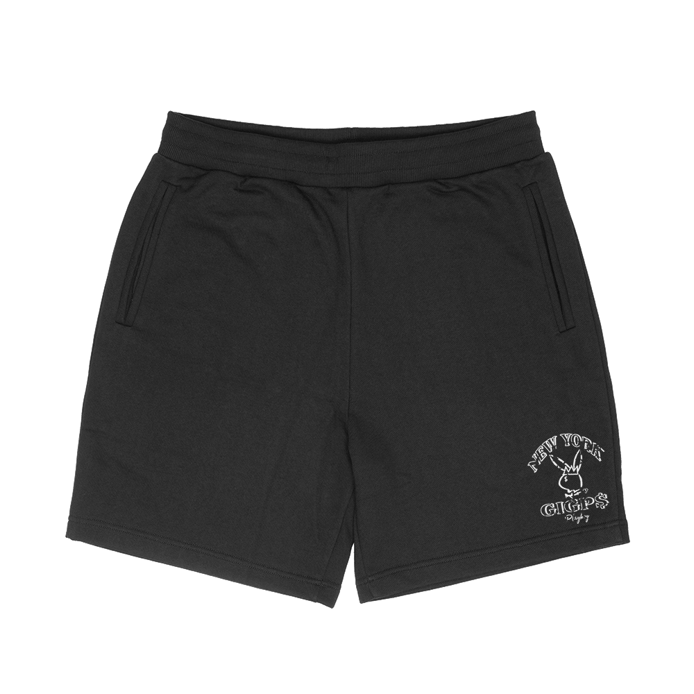 Playboy Fleece Shorts (Black)