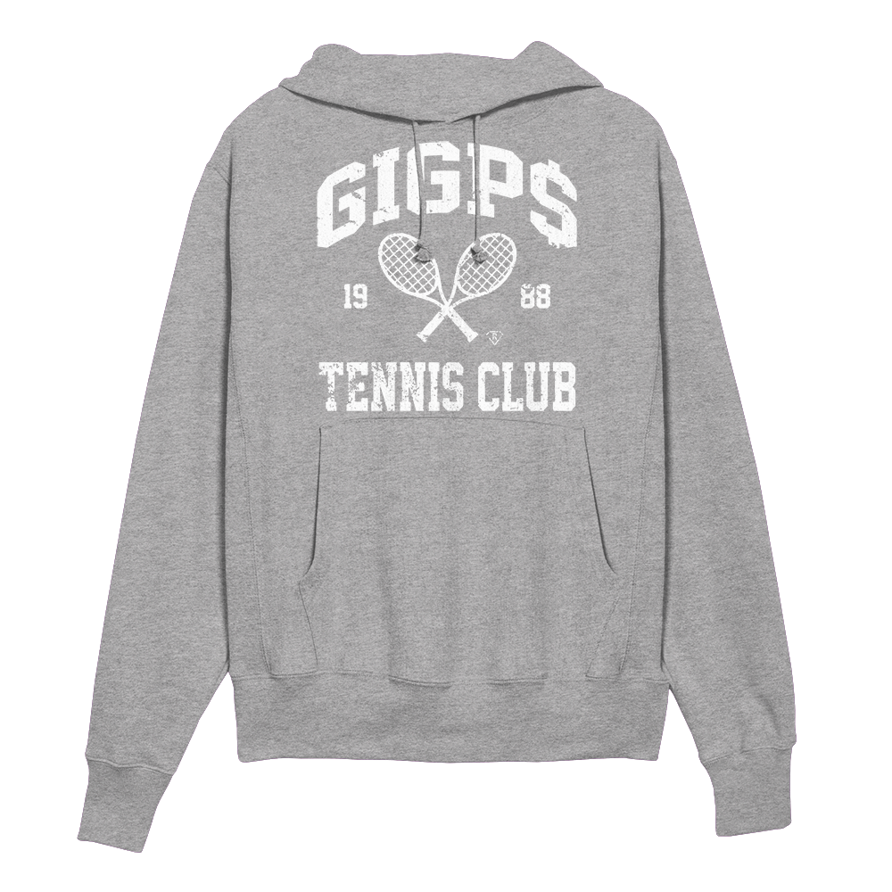 Tennis Club Hoodie (Ivory & White)