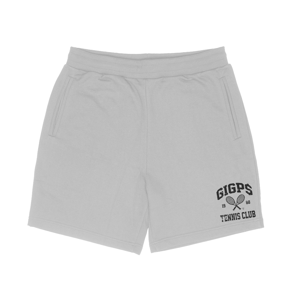 Tennis Club Fleece Shorts (White)