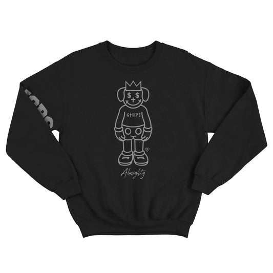 ALMIGHTY GIGPS CREW NECK - BLACK