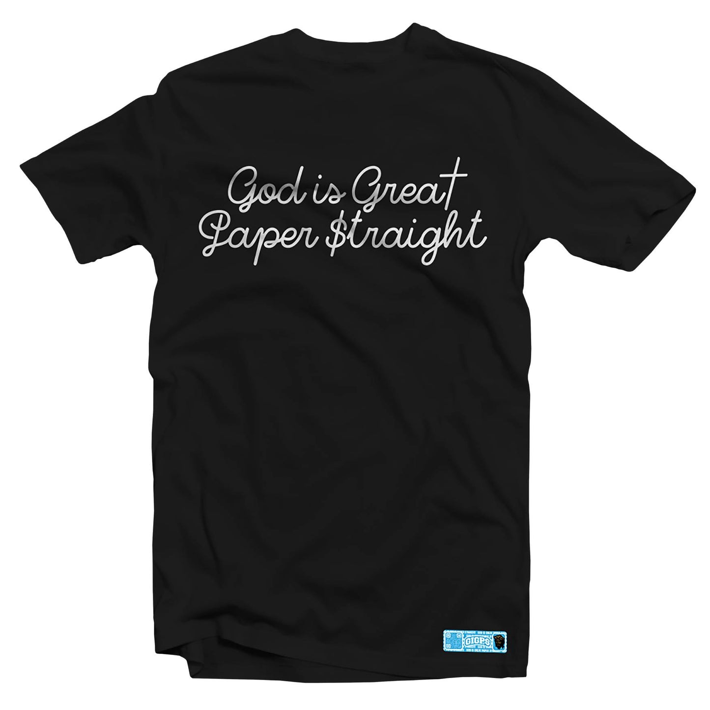 GIGPS SCRIPT TEE - BLACK