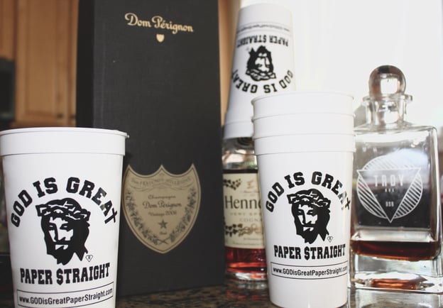 GIGPS Classic White Cups 22oz (3-Pack / 8-Pack)