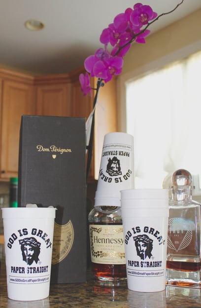 GIGPS Classic White Cups 22oz (3-Pack / 8-Pack)