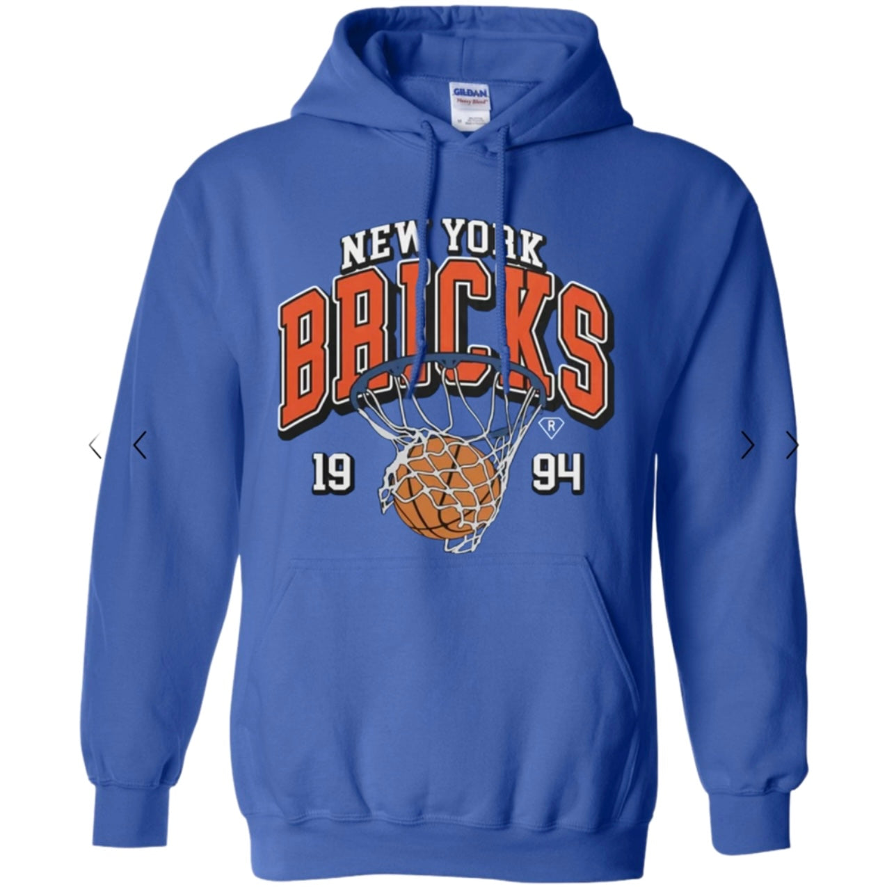 New York Bricks Crew Hoodie (Blue)