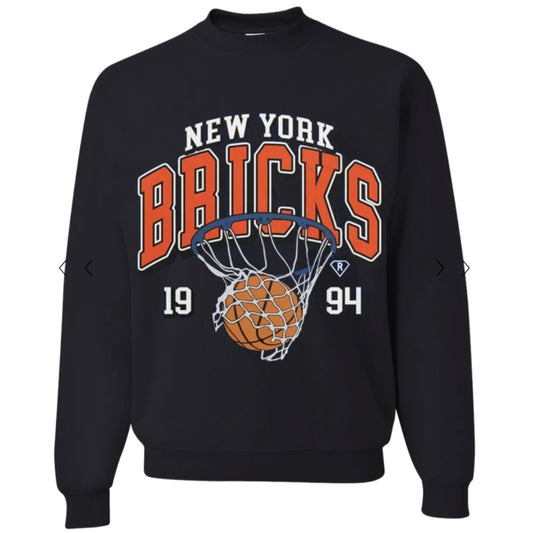 New York Bricks Crew Neck Sweater (Black)