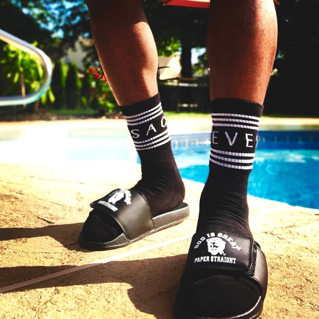 GIGPS Classic Logo Slides - Black