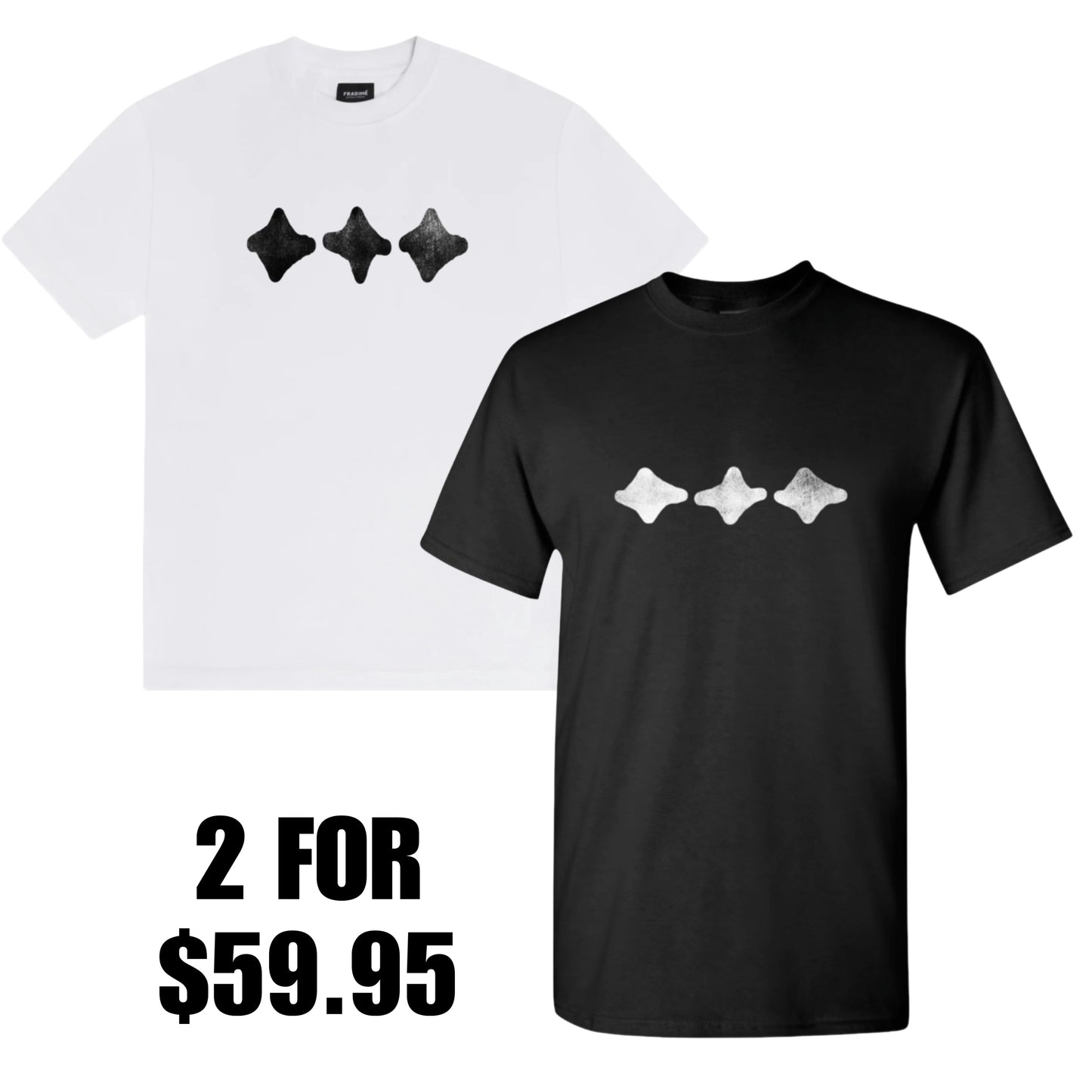 2 Pack Crosses T-Shirts