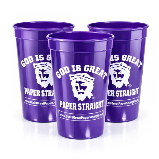 GIGPS Purple King Cups 22oz (3-Pack / 8-Pack)