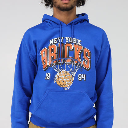 New York Bricks Crew Hoodie (Blue)