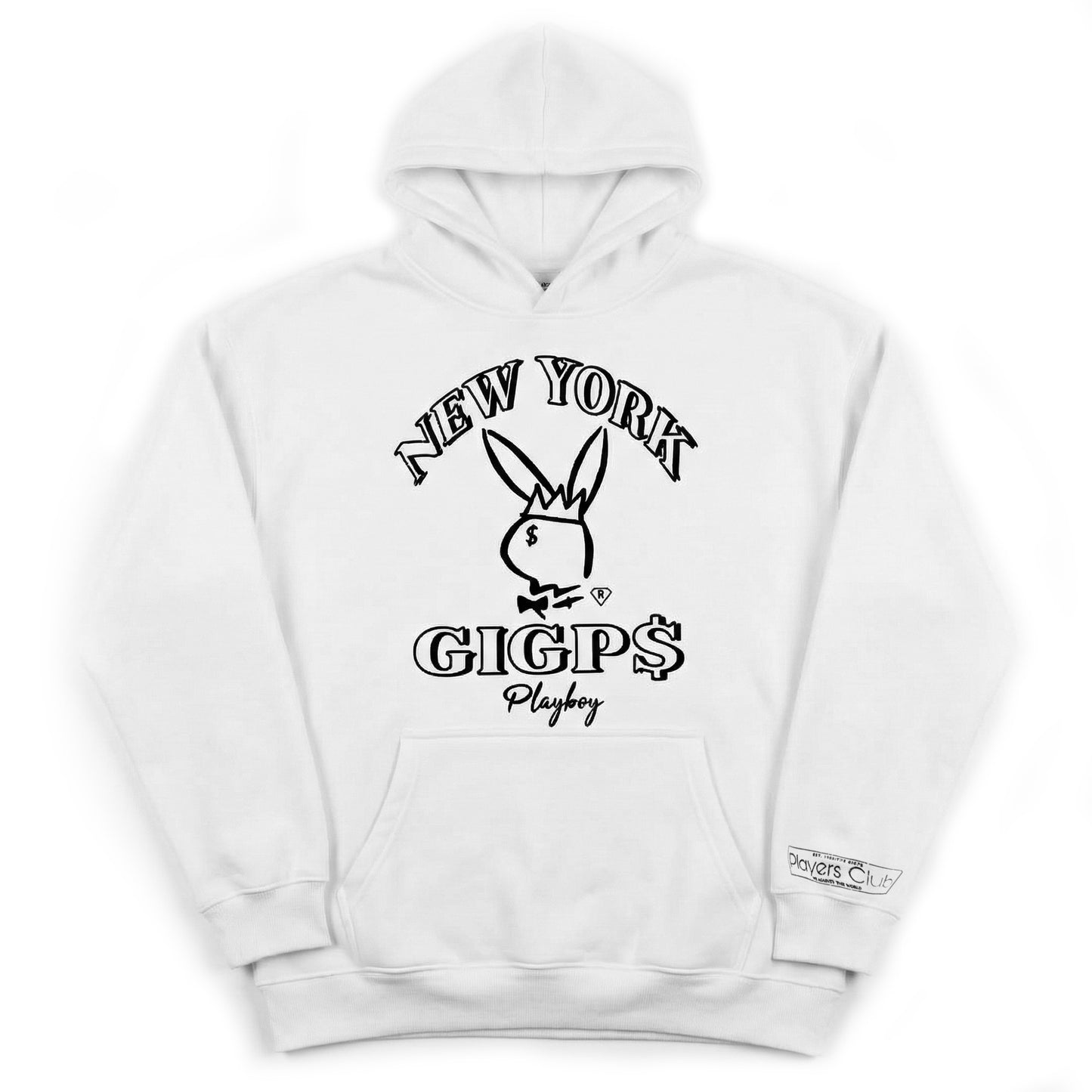 GIGPS Playboy Hoodie - White