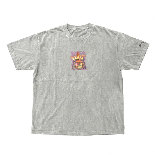GIGPS Purple Crown Tee - Grey