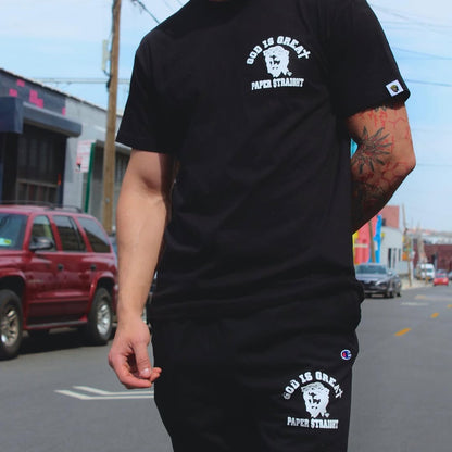 GIGPS Front-Back Logo Tee - Black