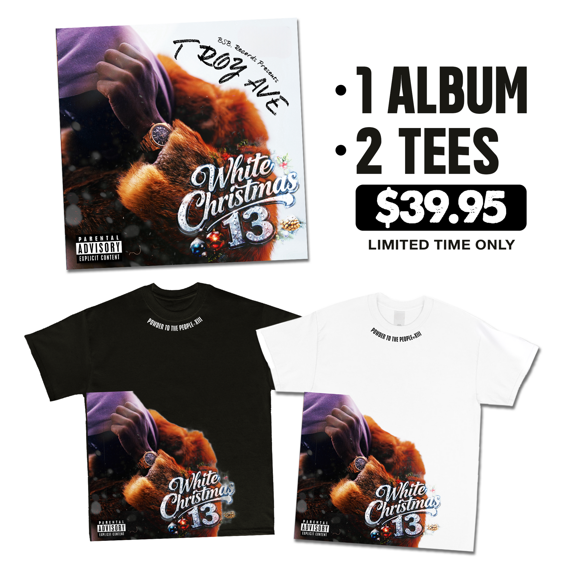 White Christmas 13 Album + 2 Tee Bundle – GIGPS
