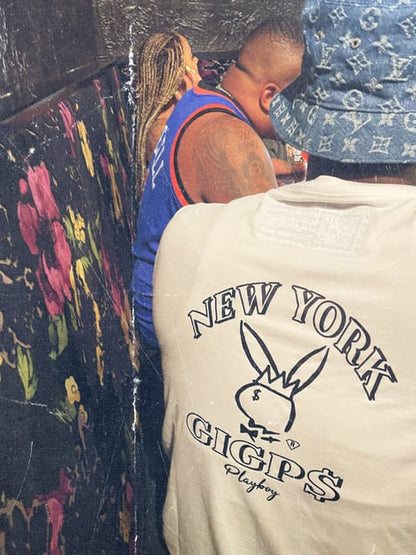 GIGPS NYC Playboy Tee - White
