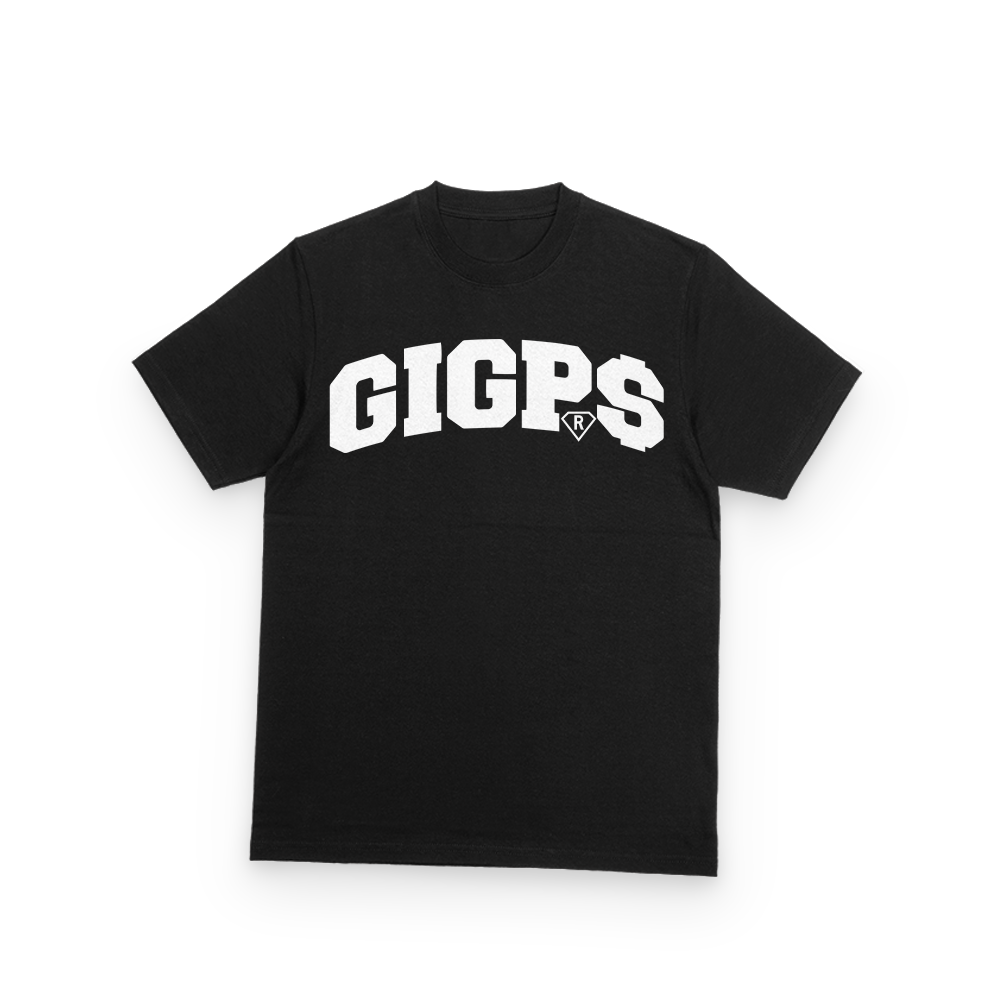 GIGPS Oversized T Shirt - Charcoal Grey
