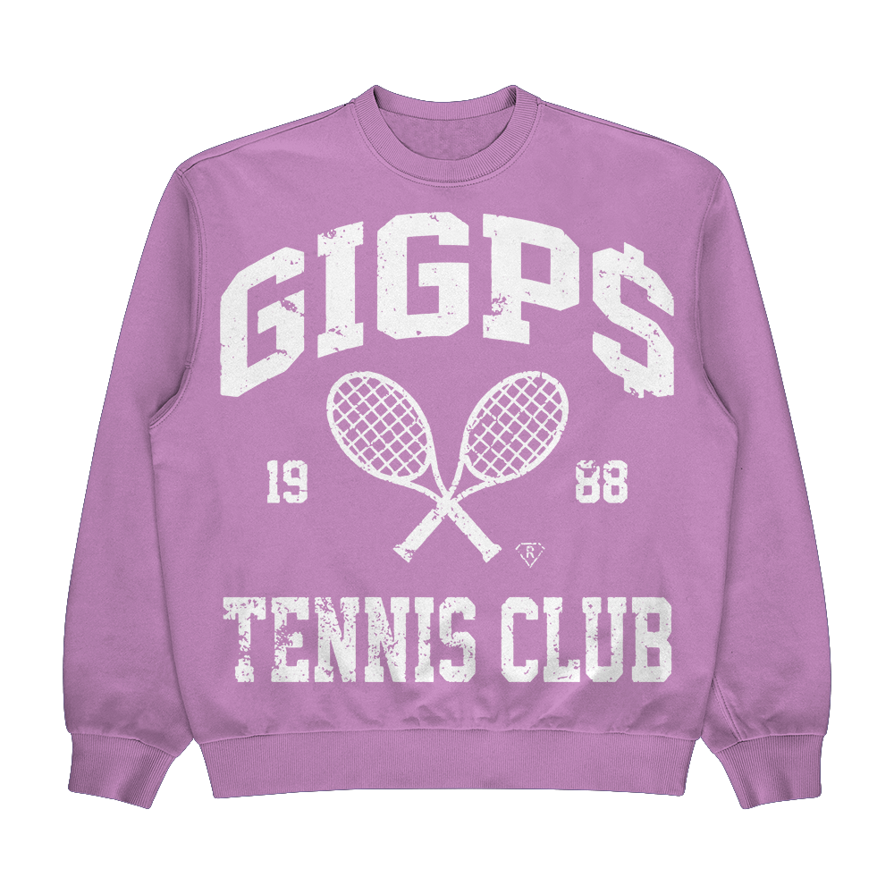 Tennis Club Crewneck (Plum)