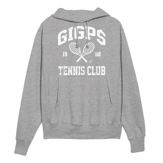 Tennis Club Hoodie (Ivory & White)