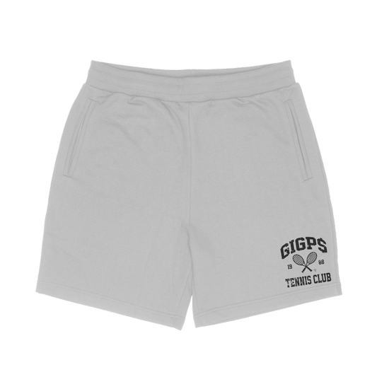 Tennis Club Fleece Shorts (White)