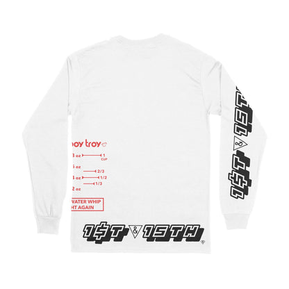 1ST & 15TH CHEF LONG SLEEVE - WHITE