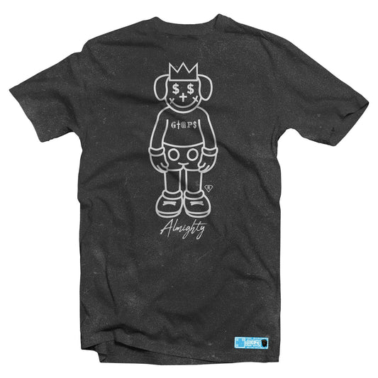 ALMIGHTY GIGPS COUTURE TEE - BLACK